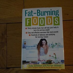 A hard cover book fat-burning foods